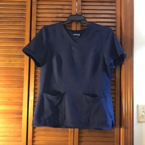 Urbane Aspire Navy Scrub Top